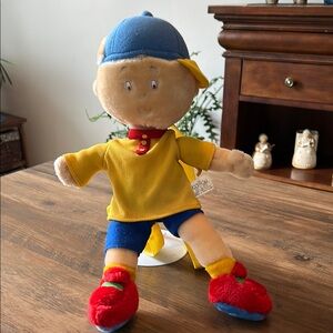 Caillou mini Backpack Vintage Soft Toy 2000